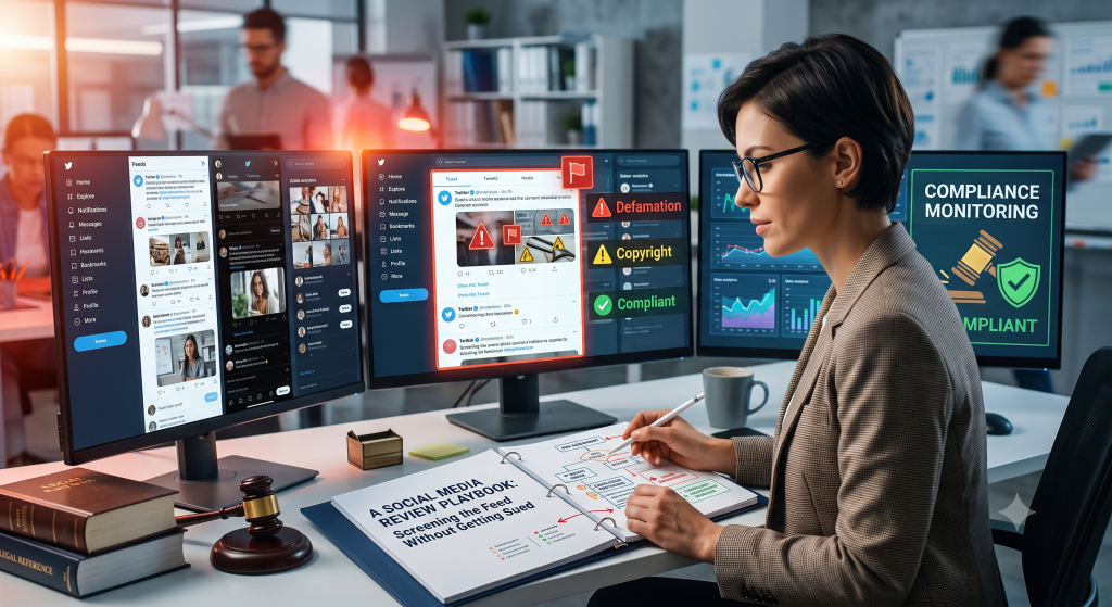 Screening the Feed Without Getting Sued: A Social Media Review Playbook