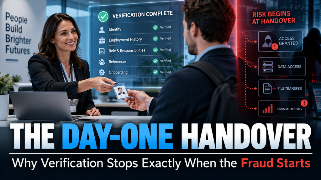 Day-One Handover_ Verification Meets Risk